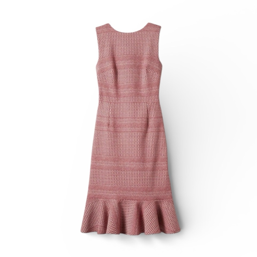 Banana Republic Jacquard-Knit Cross-Back Sheath Dress - Picture 4 of 8